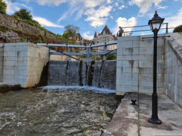 Lock in the Rideau Canal