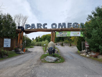 The entrance to Parc Omega