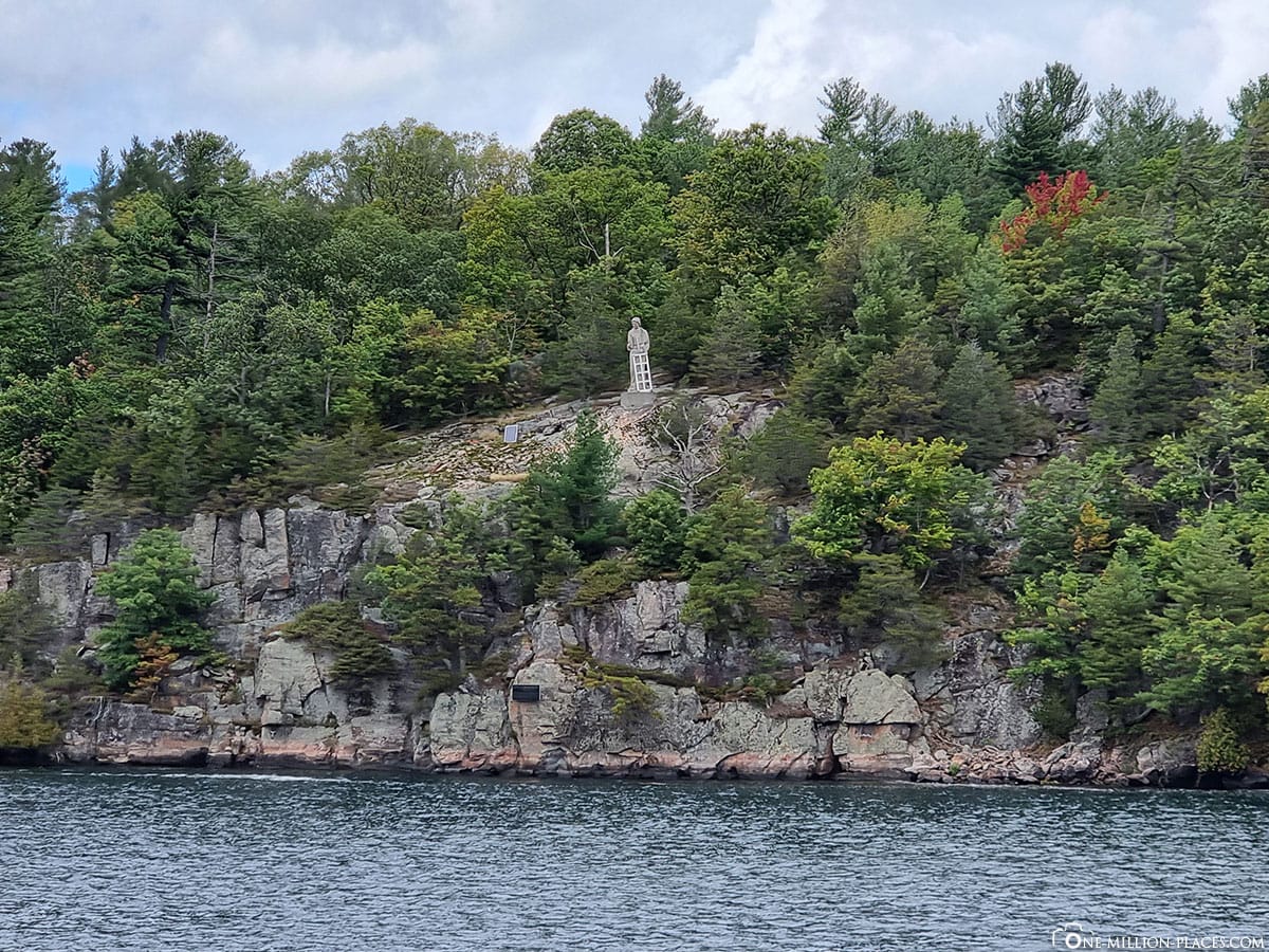 Statue of St. Lawrence, 1000 Islands, Sightseeing Cruise, City Cruises, Canada, Reisebericht
