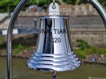 The ship's bell of VIVA TIARA 2020