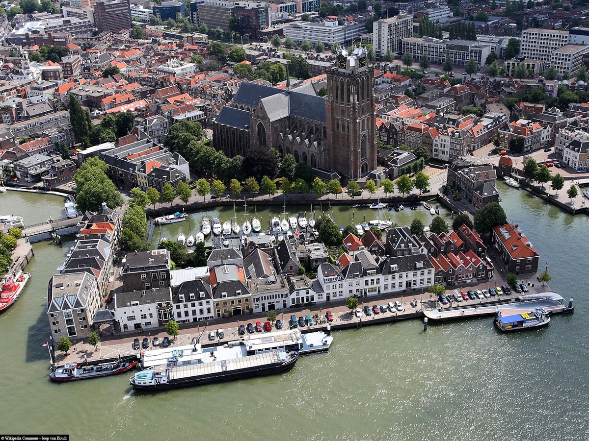 Dordrecht, Niederlande, Wissenswertes, Luftaufnahme