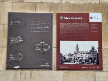 Information board about the Stevenskerk