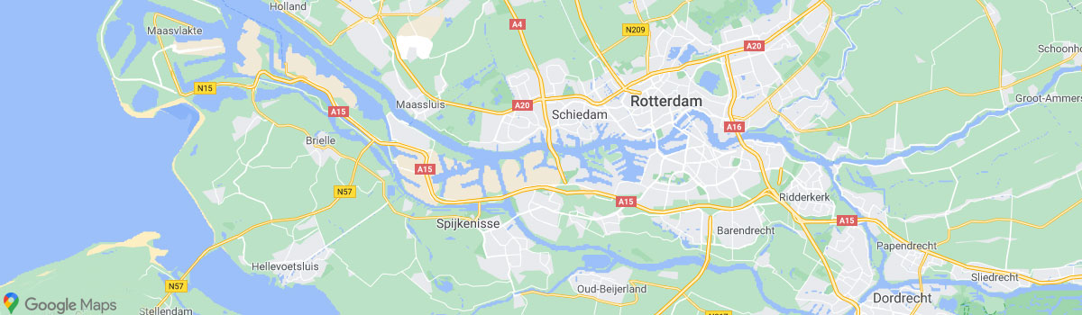 Rotterdam, Lage, Google