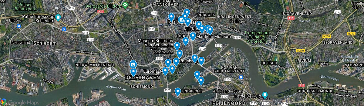 Rotterdam Sehenswürdigkeiten Karte