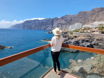View of the cliffs Los Gigantes