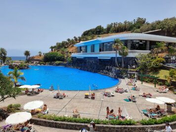 The swimming pool in Parque Marítimo