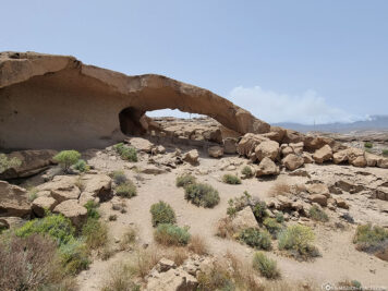The stone arch in Tenerife