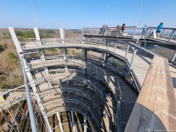The observation tower at the Saar loop