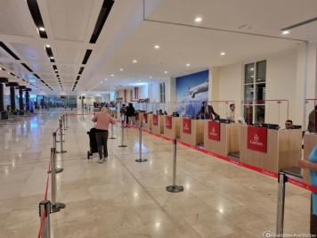 Check-in from Emirates at the Cruise Terminal