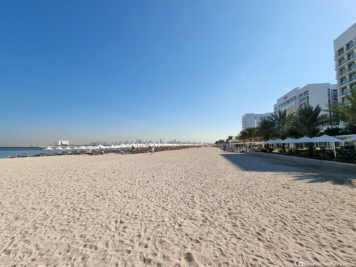 The beach at RIU Dubai