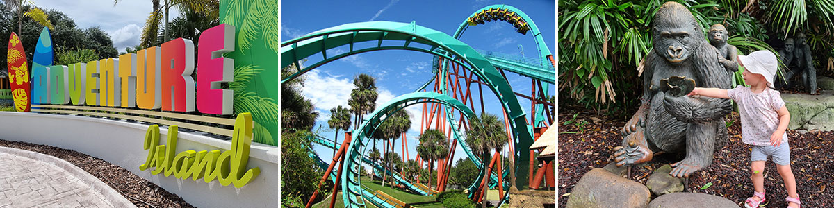 Water Park Attractions Map  Adventure Island Tampa Bay