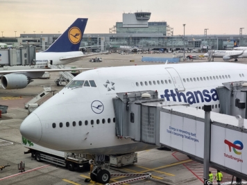 Departure in Frankfurt 