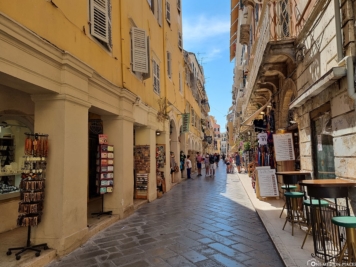 The old town of Corfu Town