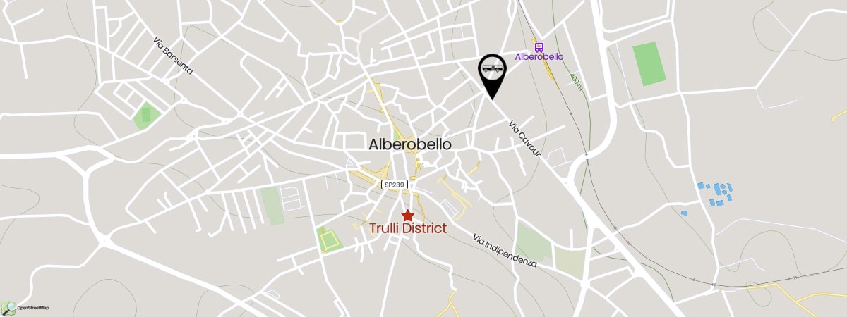 Alberobello Trulli Map