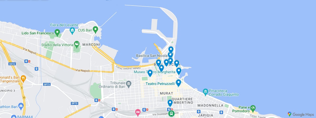 Bari Sights Map
