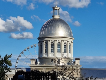The dome of the Marché Bonsecours