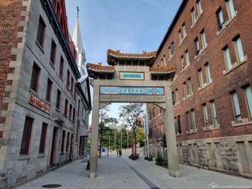 Ein Scheintor im Stadtteil Chinatown