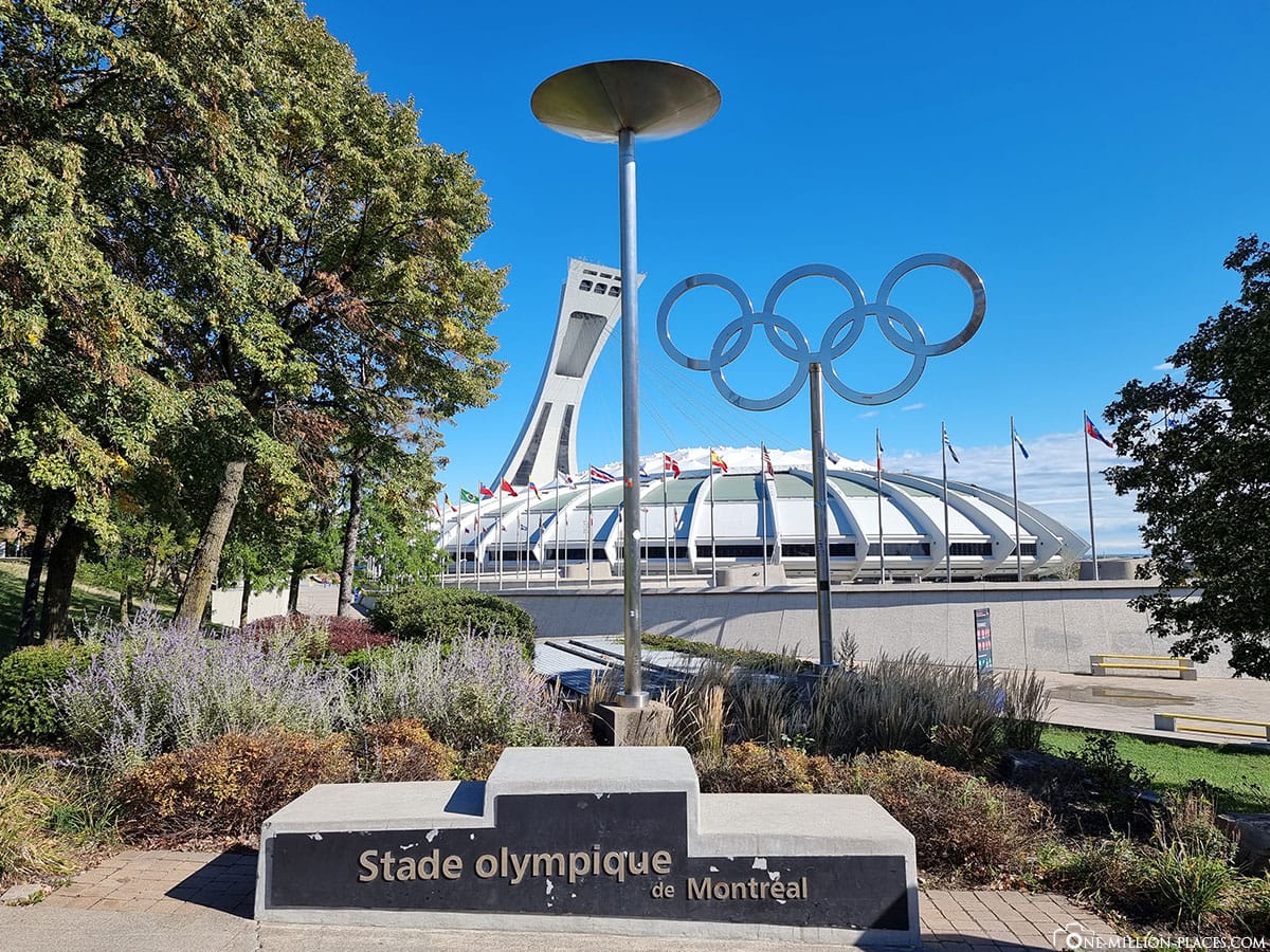 The Olympic Stadium in Montreal