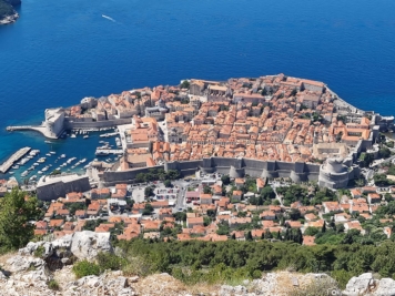 The city wall of Dubrovnik