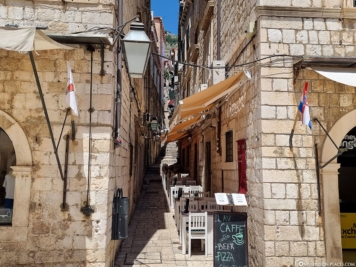 The alleys in the old town