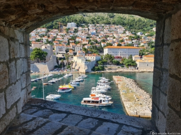 Der Stadthafen von Dubrovnik