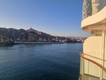 The port of Khasab (Oman)
