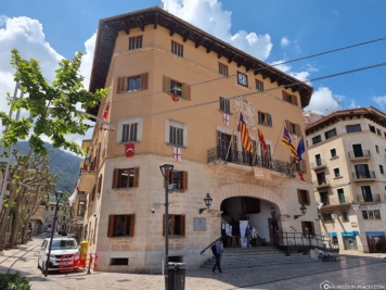 The town hall of Soller