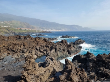 View from south to Santa Cruz de La Palma