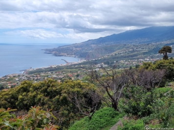 Blick von Norden auf Santa Cruz de La Palma