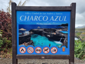 Der Naturwasserpool Charco Azul