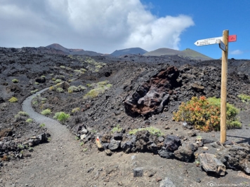 Der Wanderweg "Route der Vulkane"