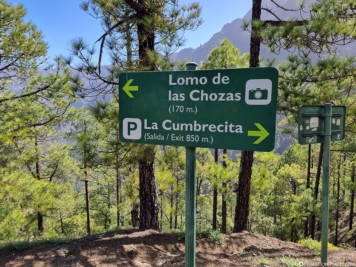 Wanderweg zum Mirador Lomo de las Chozas