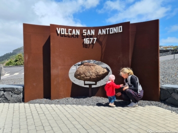 Das Besucherzentrum am Vulkan San Antonio