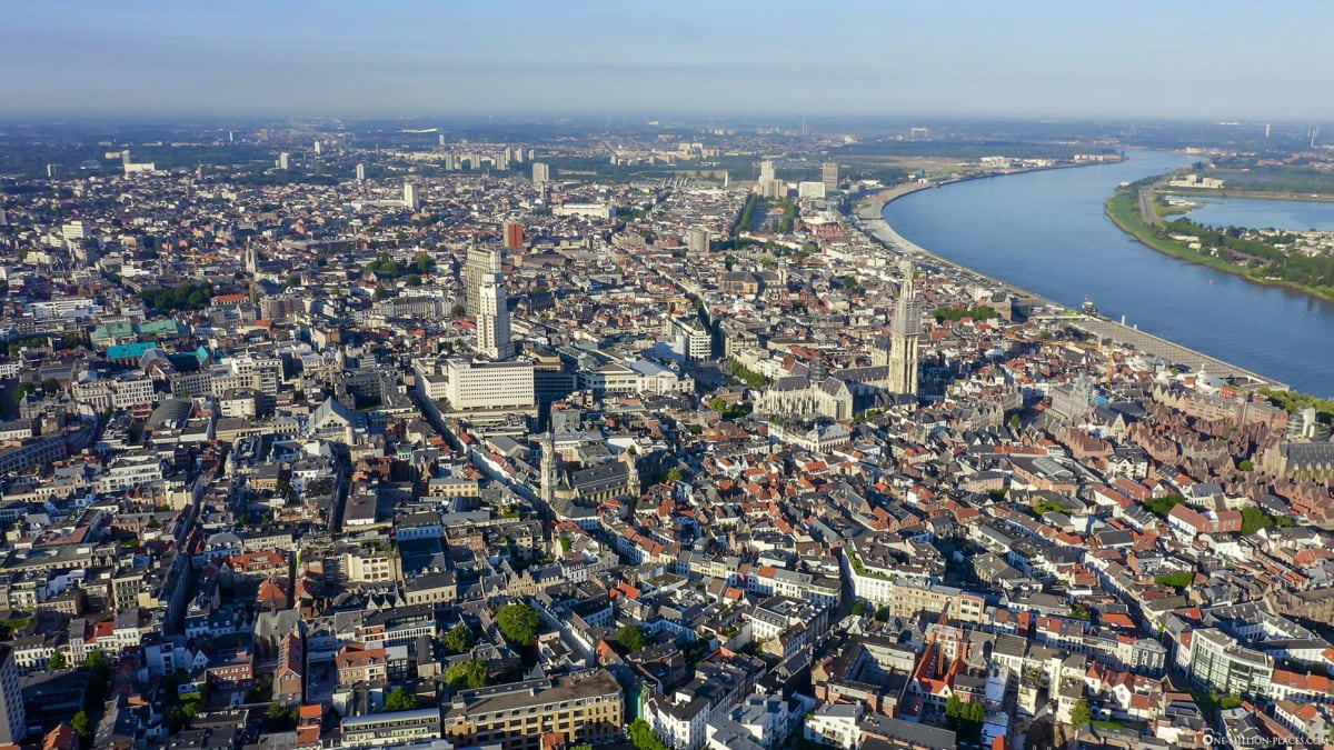 Antwerpen, Belgien, Luftbild, Drohne, Wissenswertes