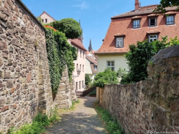 Footpath to the castle hill
