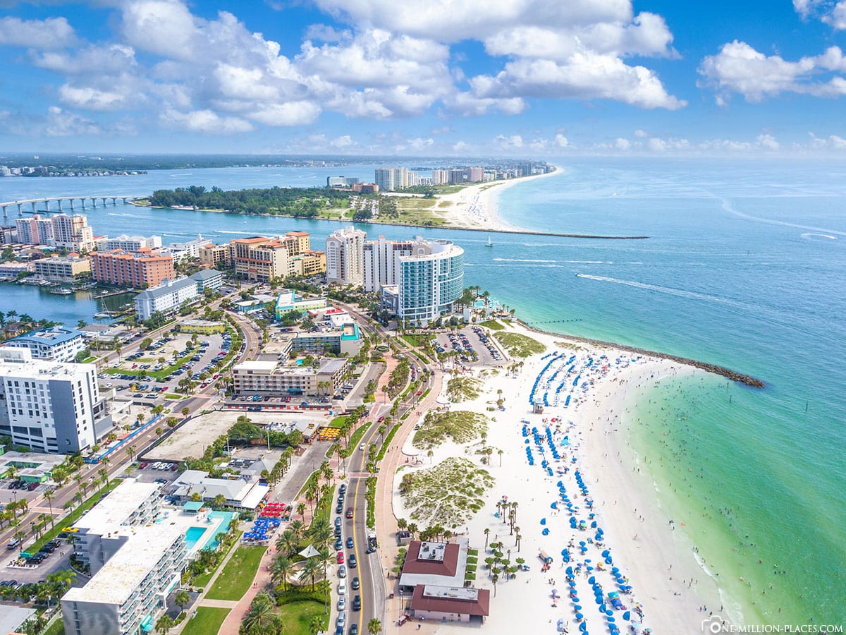Clearwater Beach Florida Aerial