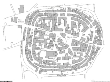 Stadtplan von Eguisheim
