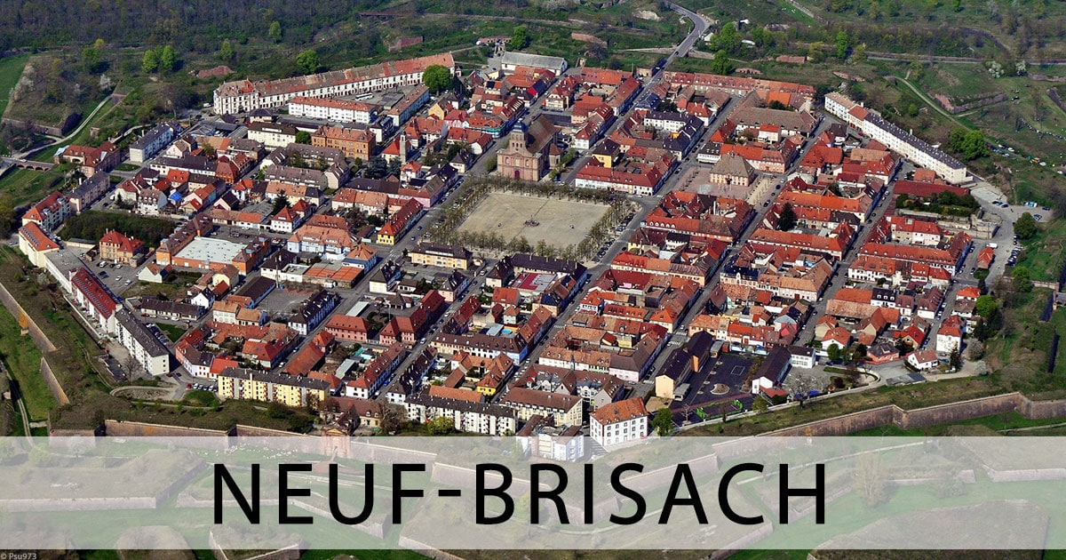 NeufBrisach im Elsass Stadt und Festungsanlage (UNESCO)