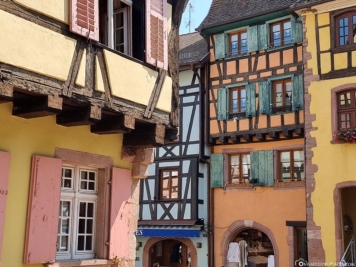 Half-timbering in the old town