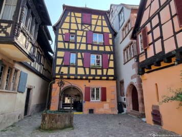 Half-timbered house in Riquewihr