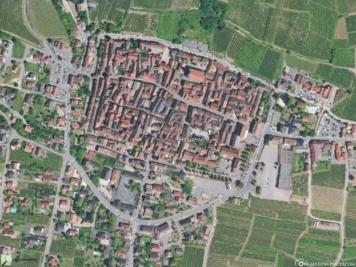 The town of Riquewihr in Alsace