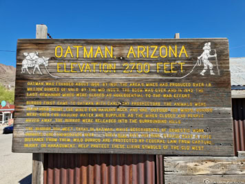 Route 66 nach Oatman