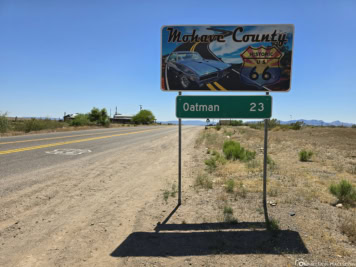 Route 66 nach Oatman