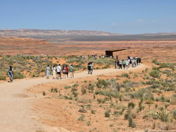 Wanderweg zum Horseshoe Bend