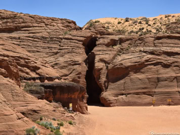 Eingang zum Upper Antelope Canyon