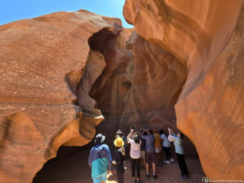 Eingang zum Upper Antelope Canyon