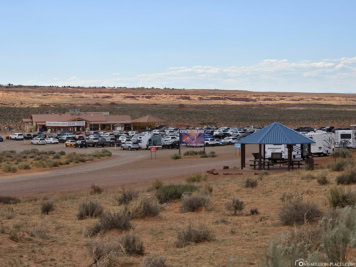 Parkplatz für den Lower Antelope Canyon