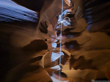 Antelope Canyon Sunbeams