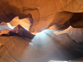 Antelope Canyon Sunbeams