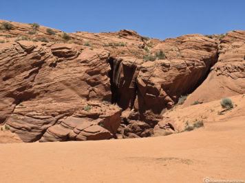 Ausgang des Upper Antelope Canyon